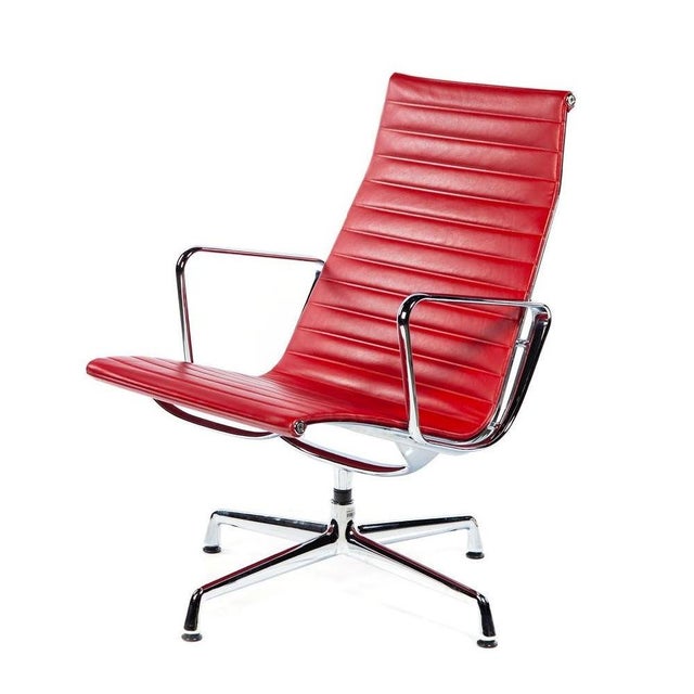 Swivel Lounge Chairs Model EA116 by Charles & Ray Eames for Vitra, 1990s For Sale - Image 10 of 10