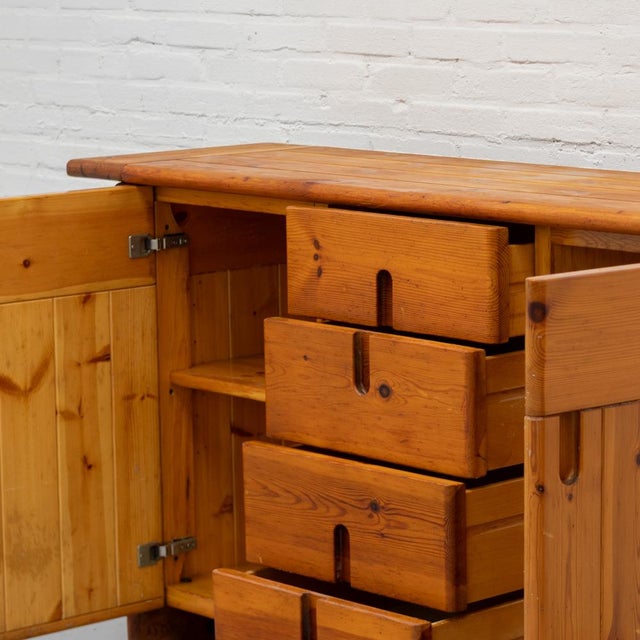 Pine Sideboard by Silvio Coppola for Fratelli Montina, 1960s For Sale - Image 4 of 17