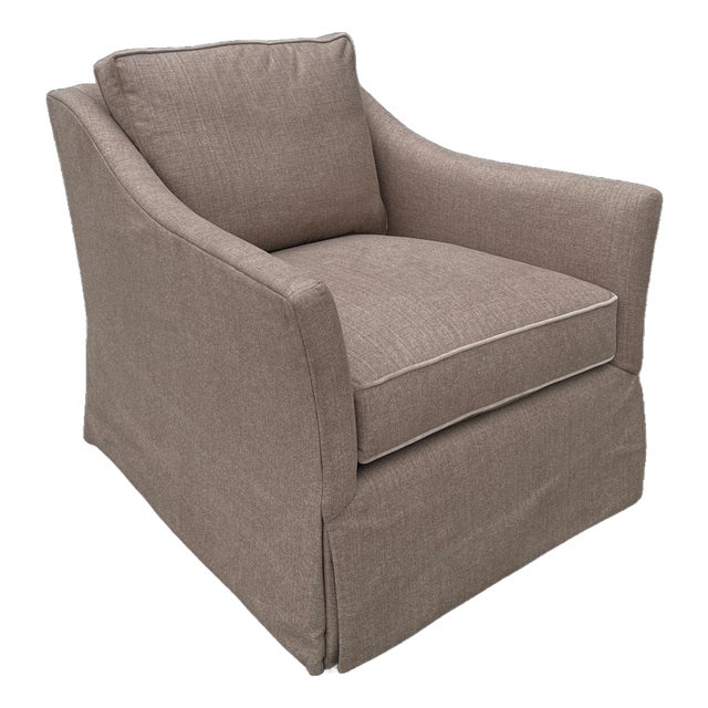 Lee Industries Swivel Chair For Sale