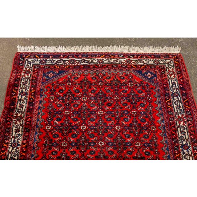 Persian Persian Hamadan Rug, 11' X 5' 3.5" For Sale - Image 3 of 8