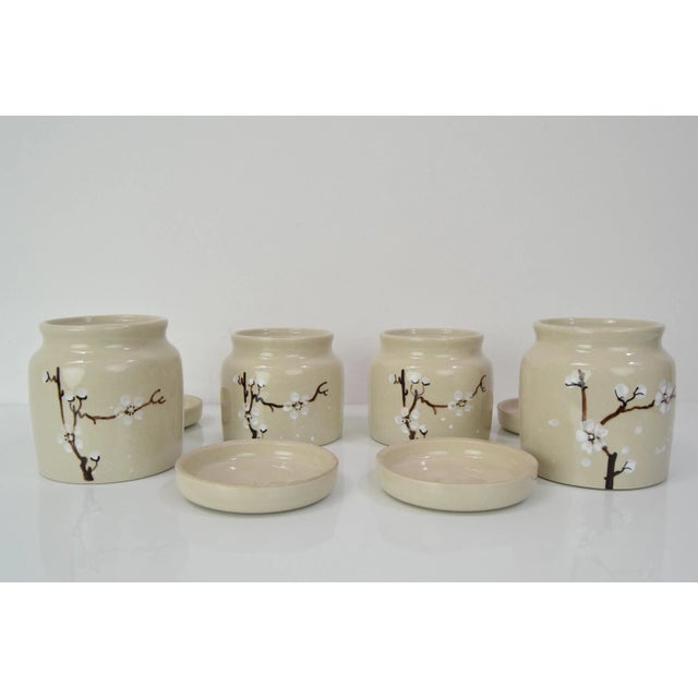 Ceramic Ceramic Cans attributed to Ditmar Urbach, 1930s, Set of 4 For Sale - Image 7 of 10