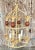Vintage Coastal Painted Metal Pineapple Chandelier For Sale - Image 4 of 5