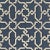 Sample - Schumacher Cordoba Embroidery Fabric in Indigo For Sale