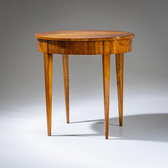 Biedermeier Salon Table in Cherrywood, Southern Germany, 1820 For Sale - Image 3 of 7