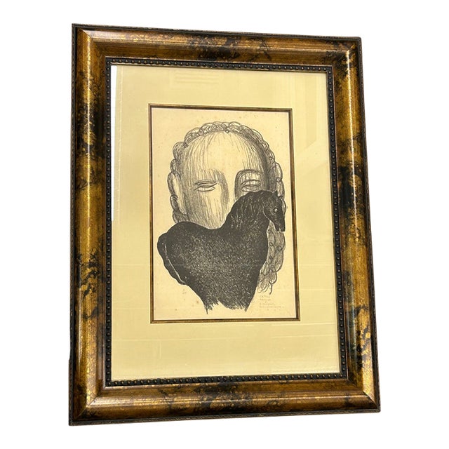 Carlos Merida Limited Edition Drawing (1931) - Signed For Sale