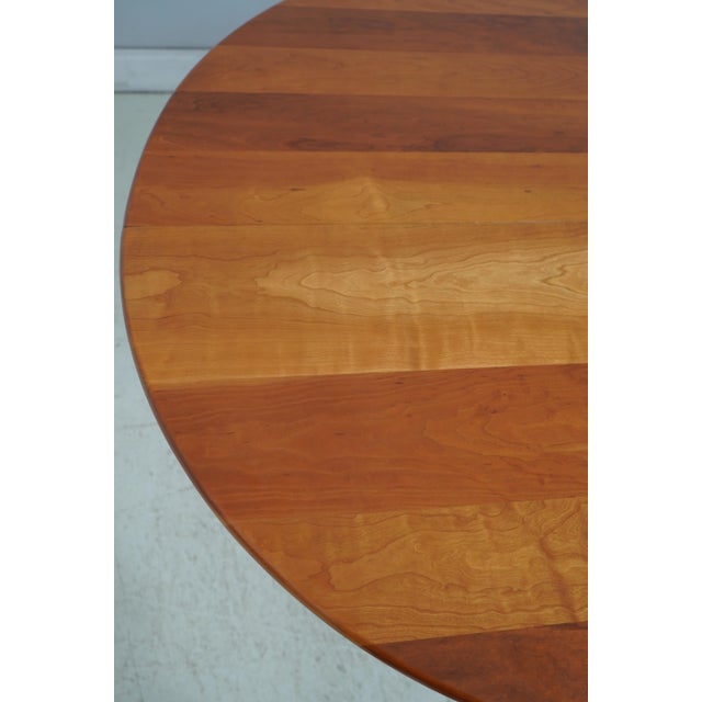 Stickley Cherry Valley Round Dining Room Table For Sale In Philadelphia - Image 6 of 18