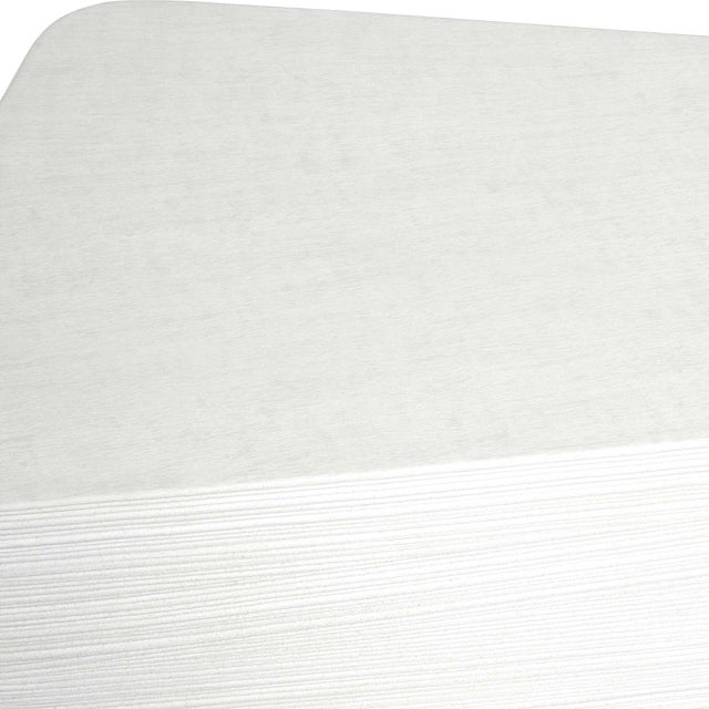 Modern Saltwater White Concrete Coffee Table For Sale - Image 3 of 11