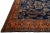 Antique Persian Sarouk Farahan Handmade Allover Designed Navy Blue Wool Rug For Sale - Image 4 of 11