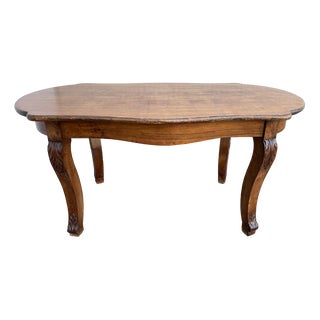 Early Walnut Dining Table, 1890s For Sale