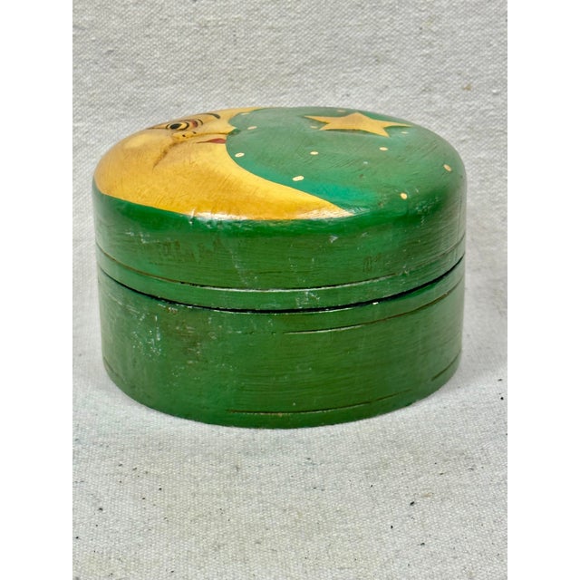 Late 20th Century Vintage Celestial Moon and Star Box For Sale - Image 5 of 9