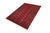 Abstract Rustic Bokhara Red Beige Hand Knotted Rug For Sale - Image 3 of 9