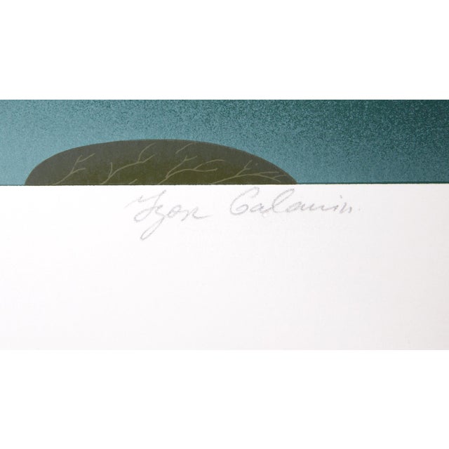 Cat in Chair, Signed Screenprint by Igor Galanin For Sale - Image 4 of 4