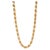 Vintage 14 Karat Yellow Gold 49.2 Gm, Rope Chain, 3.3 mm Necklace, 36 " Long For Sale - Image 15 of 18