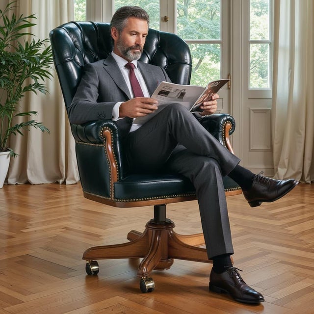 Not Yet Made - Made To Order Clinton Presidential Armchair from Marzorait For Sale - Image 5 of 6
