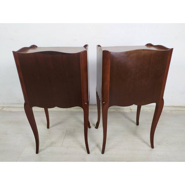 Louis XV Bedside Tables, 1930s, Set of 2 For Sale - Image 17 of 18