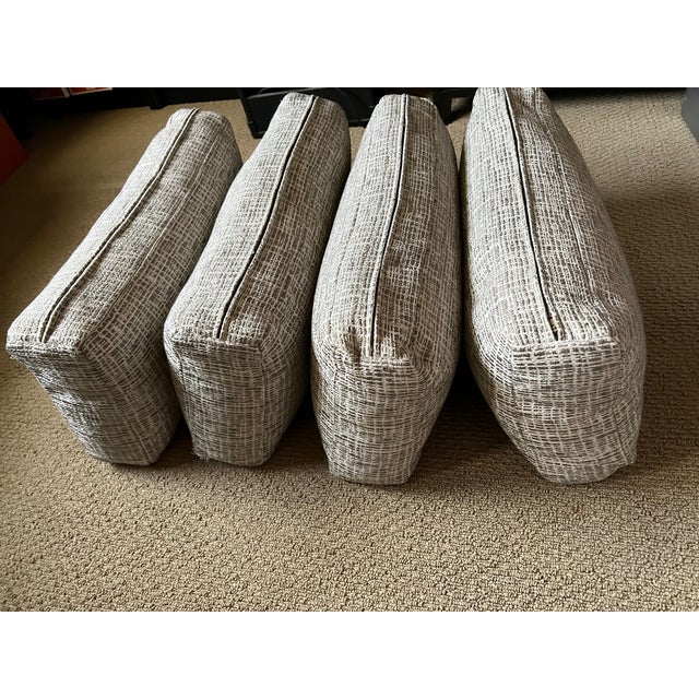 Set of 4 Custom Bolster Pillows Chairish