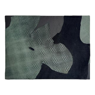 "Midnight Lake" Abstract Leather Landscape Artwork For Sale