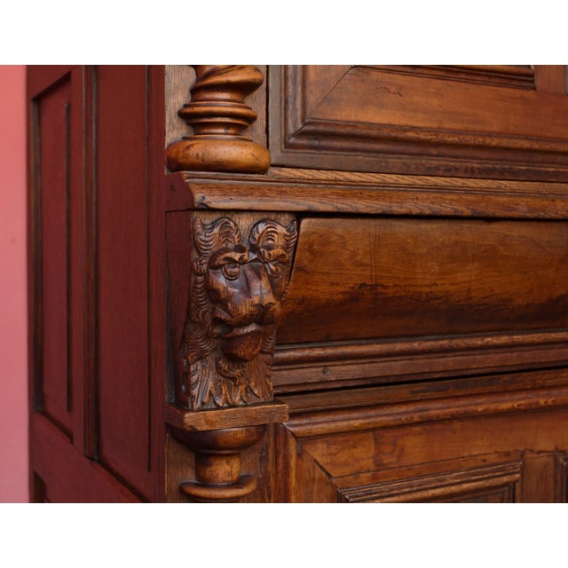 18th Century Baroque 2-Door Wardrobe For Sale - Image 4 of 10