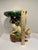 Mid-Century Modern Italian Chinoiserie Majolica Monkey & Bok Choy Sculpture Compote Centerpiece For Sale - Image 10 of 10