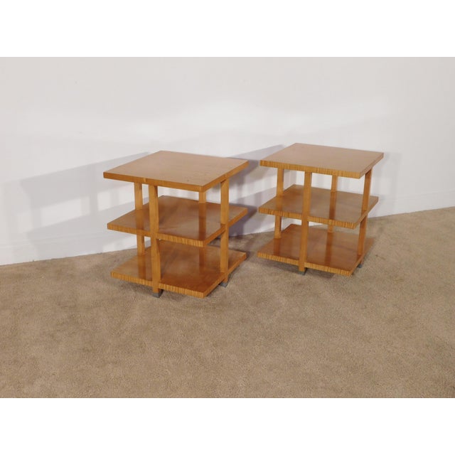 Modern Baker Archetype End Side Tables For Sale - Image 3 of 12