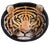 Hollywood Regency Vintage Italian Taste Setter Sigma Hand-Painted Tiger Face Ceramic Bowl/Sculptural Dish For Sale - Image 3 of 10