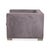 Suitcase Lounge Chair in Grey Lilac Suede and Chrome from Minotti For Sale - Image 15 of 17