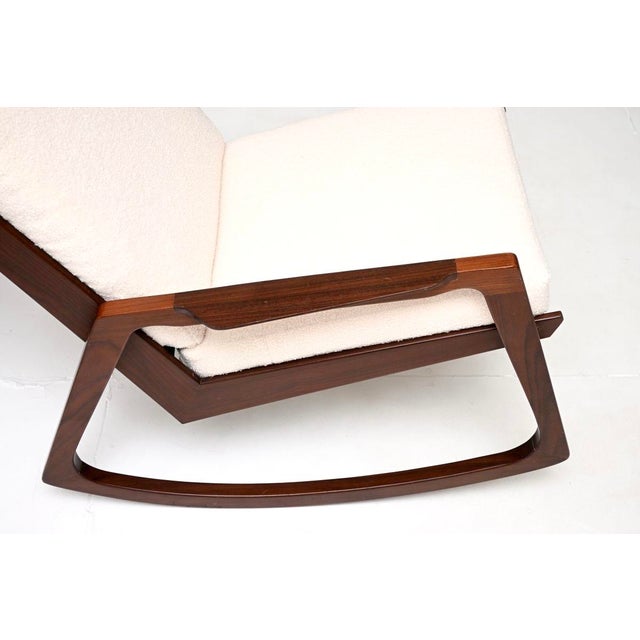 Vintage Danish Rocking Chair, 1960s For Sale - Image 9 of 11