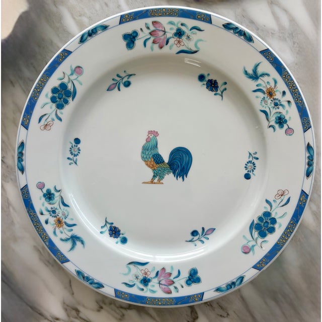 Shades of Blue French Country Hanging Plate Curation-Set of 11 For Sale - Image 10 of 16