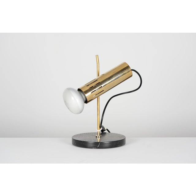 Gold Table Lamp A4 by Alain Richard for Disderot, 1960s For Sale - Image 8 of 8