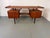 Black Mid-Century Danish Teak Desk attributed to Louis van Teeffelen for Wébé, 1960s For Sale - Image 8 of 18