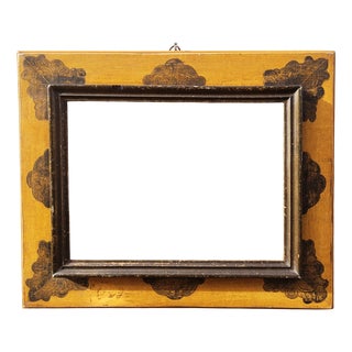 Italian Lacquered Wooden Frame, 1800s For Sale