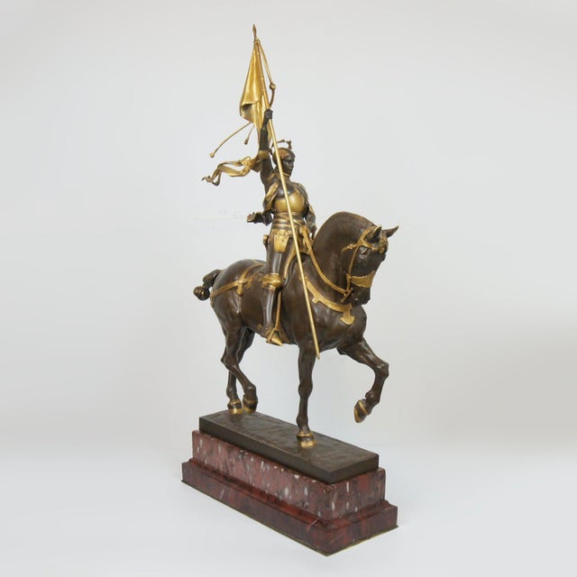 Joan of Arc from Emmanuel Fremiet, 1880s For Sale - Image 3 of 14