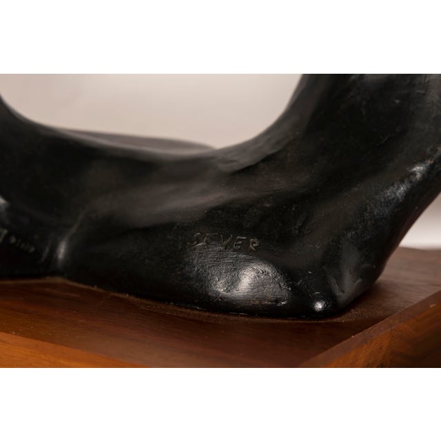 Klara Sever, Surrealist Sculpture of a Woman, 1979, Plaster For Sale - Image 4 of 9