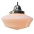 Semi mat opaline glass pendant Metal with brass top. 2 meter black flex E27/E26 Up to 250V (Europe/UK Standard).The wiring...
