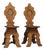 Antique North Italian Geometric Sgabello Hall Chairs, 1800s, Set of 2 For Sale