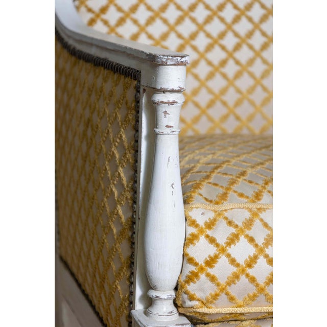 French 19th Century Pair of Marquise Chairs Circa 1890 For Sale - Image 10 of 11