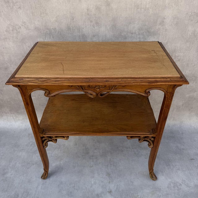 Art Nouveau Side Table in the style of Émile Gallé, France, 1890 For Sale - Image 15 of 17