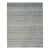 4x6 Louie Harlow Gray Solid Open Field Modern Handmade Wool Carpet Rug For Sale