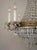 Italian Empire Style 12-Light Chandelier in Brass, Crystal and Cut Glass, 1940s For Sale - Image 11 of 15