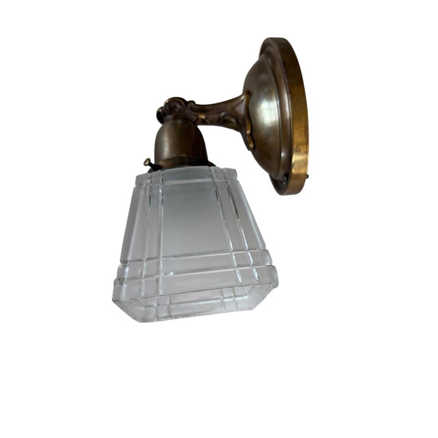 Antique Arts and Crafts Wall Sconces - a Pair For Sale - Image 9 of 9