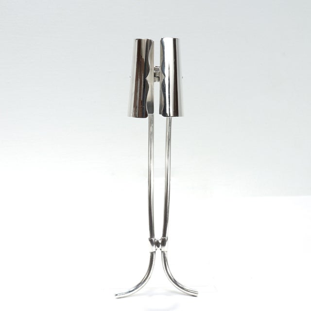 Cartier Mid-Century Modern Cartier Sterling Silver Wine Bottle Holder For Sale - Image 4 of 12