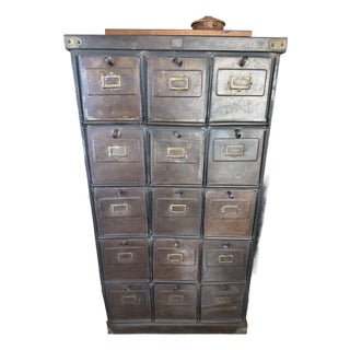 Original 1930s Strafor Industrial Klappet Cabinet ,Attributed For Sale