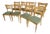 Vintage Heywood Wakefield "Dog Bone" Dining Chairs Set of 8 For Sale