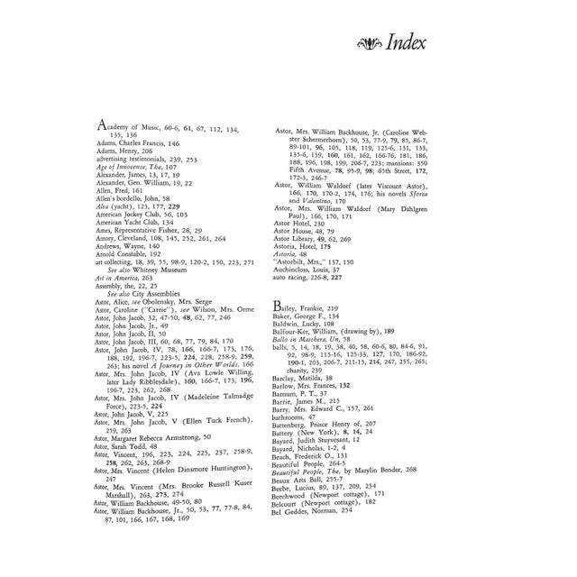 "The Upper Crust an Informal History of New York's Highest Society" 1970 Churchill, Allen For Sale - Image 10 of 12