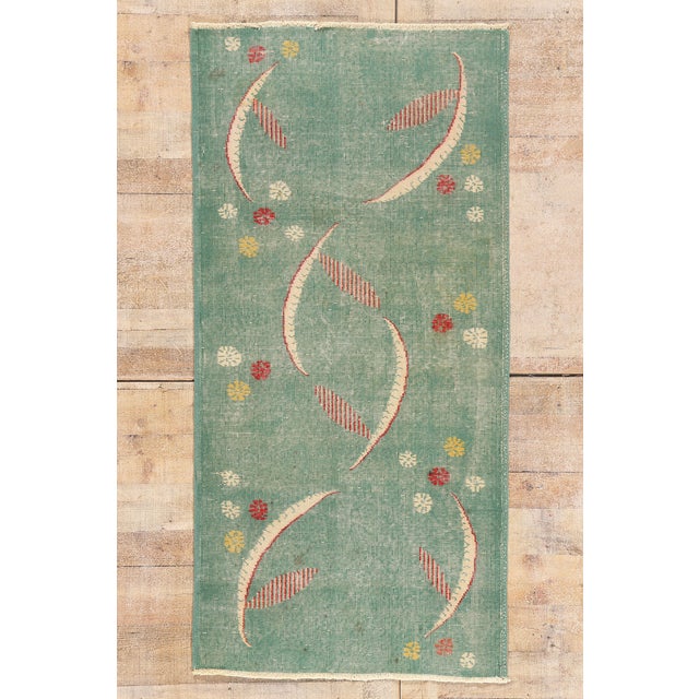 Zeki Muren Vintage Turkish Sivas Rug, 03'00 X 05'11 For Sale - Image 10 of 10
