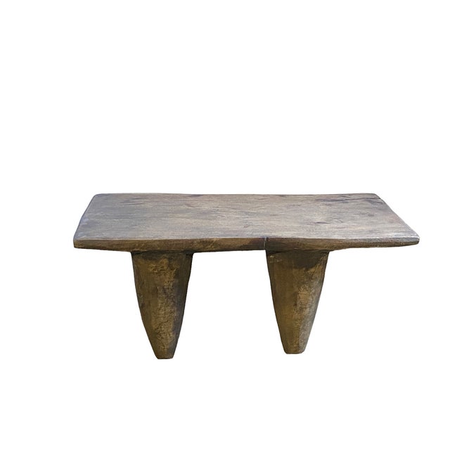 Rustic Old African Senufo Stool / Table I Coast 23.75" W For Sale In New York - Image 6 of 8