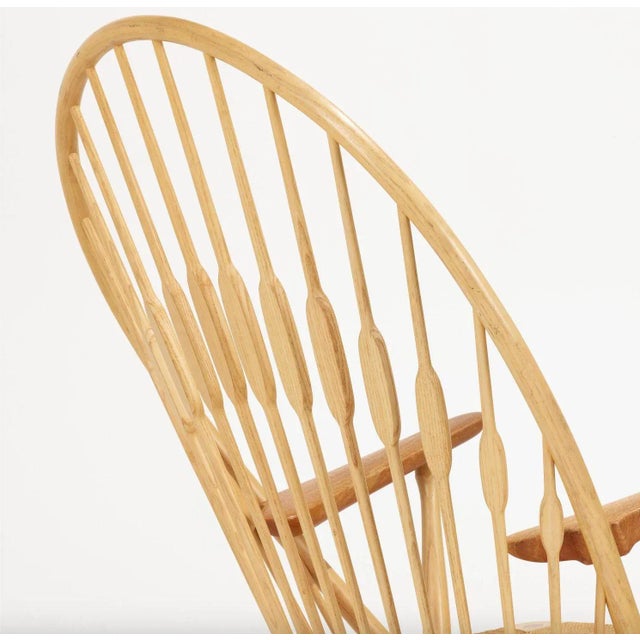 Mid-Century Modern 1940s Hans J. Wegner for Johannes Hansen Peacock Chair For Sale - Image 3 of 8