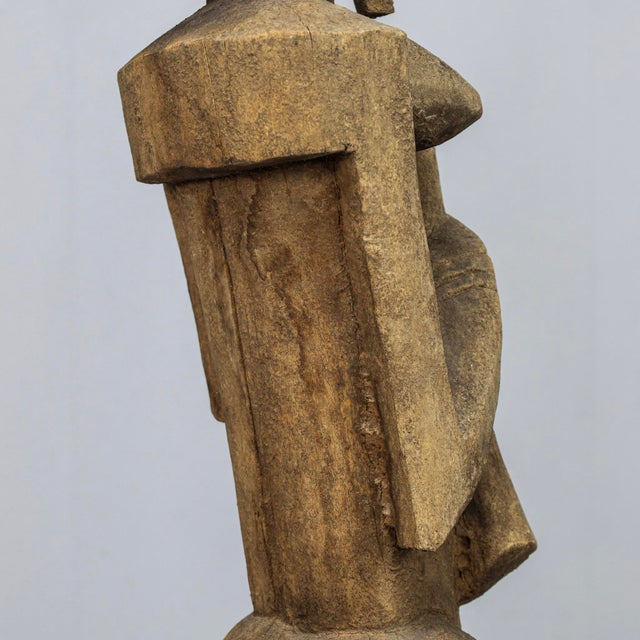 African Artist, Dogon Female Sculpture, 1970s, Wood For Sale - Image 9 of 10