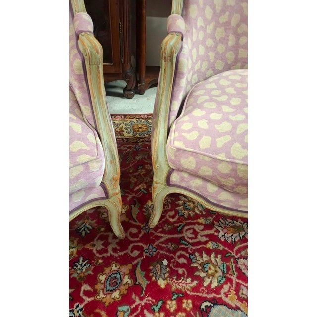 1960s Louis XV Bergère Armchairs, 1960, Set of 2 For Sale - Image 5 of 12