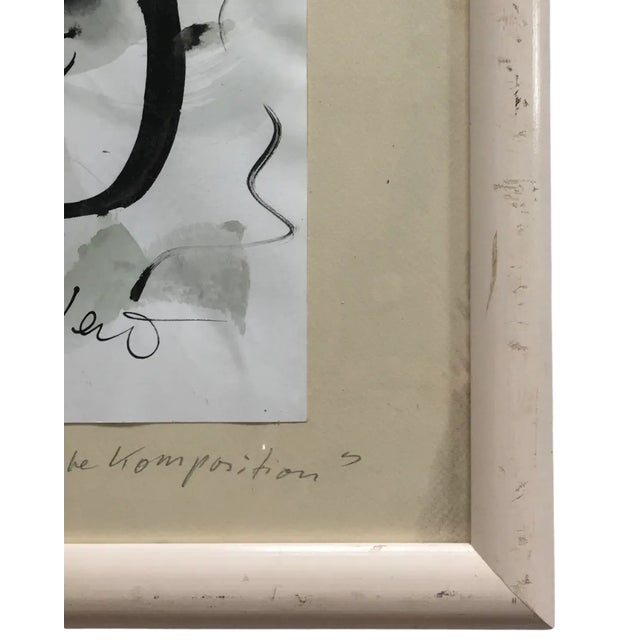 “Abstrakt Komposition”, Titled Peter Keil Painting, Mirovian-Style, 1965, Palma For Sale - Image 6 of 6